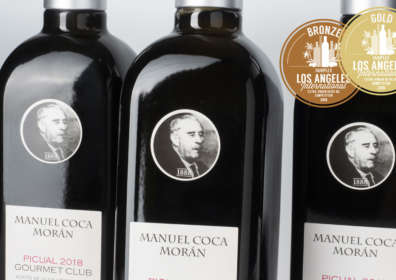 La marca de cordobesa de Aceite de Oliva Virgen Extra, Manuel Coca Moran, gana medalla de oro en el concurso internacional de Los Ángeles.